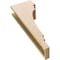 Ekena Millwork 5"W x 10"D x 30"H Thin Pescadero Rough Cedar Woodgrain TimberThane Corbel, Primed Tan CORUR05X10X30PECRCPR - alternate 2